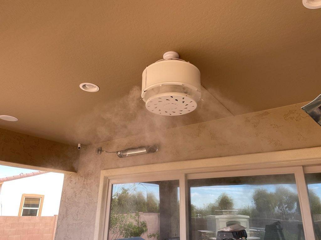 Mist360 Breeze Misting System - Cooling Misting Fan for Home Patio - MistAmerica