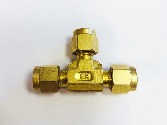 3/16" Brass 'T' Fitting - MistAmerica