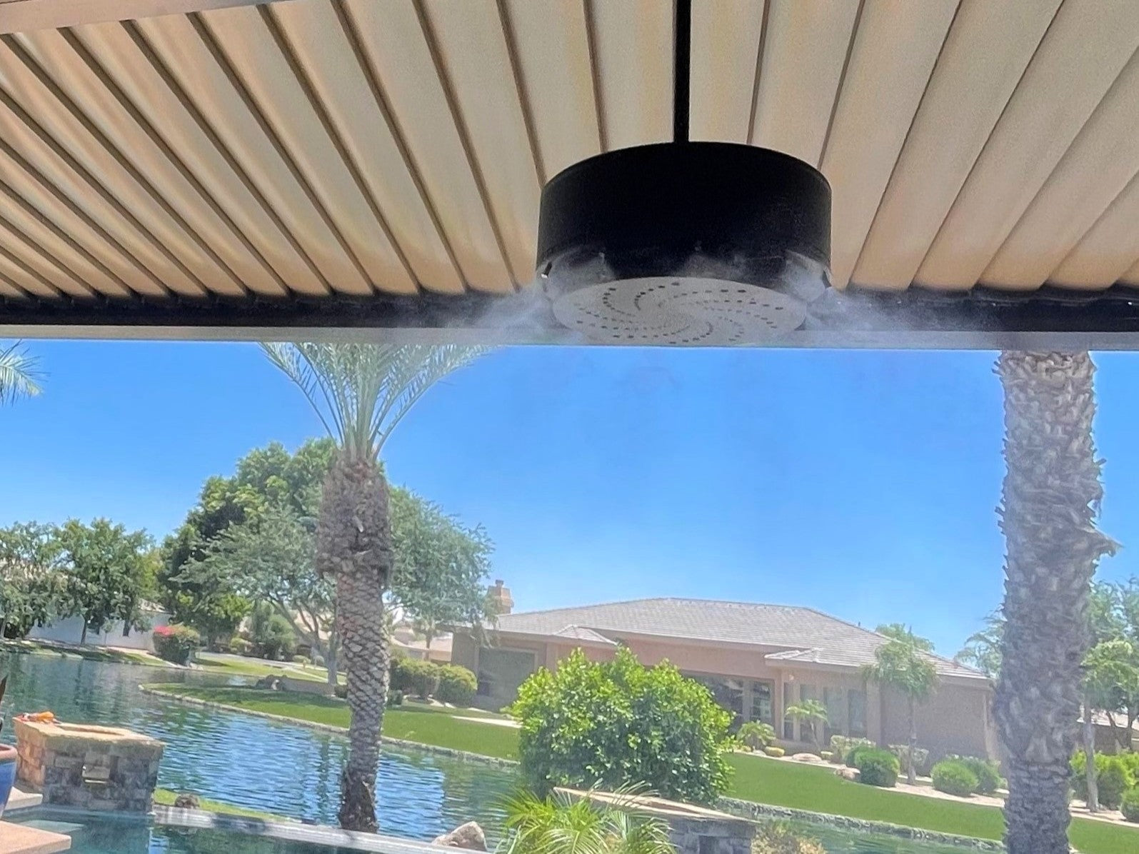 Dual Fan Mist360 Backyard Breeze System - MistAmerica