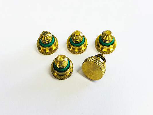 Brass Nozzle Plugs: 5-pack